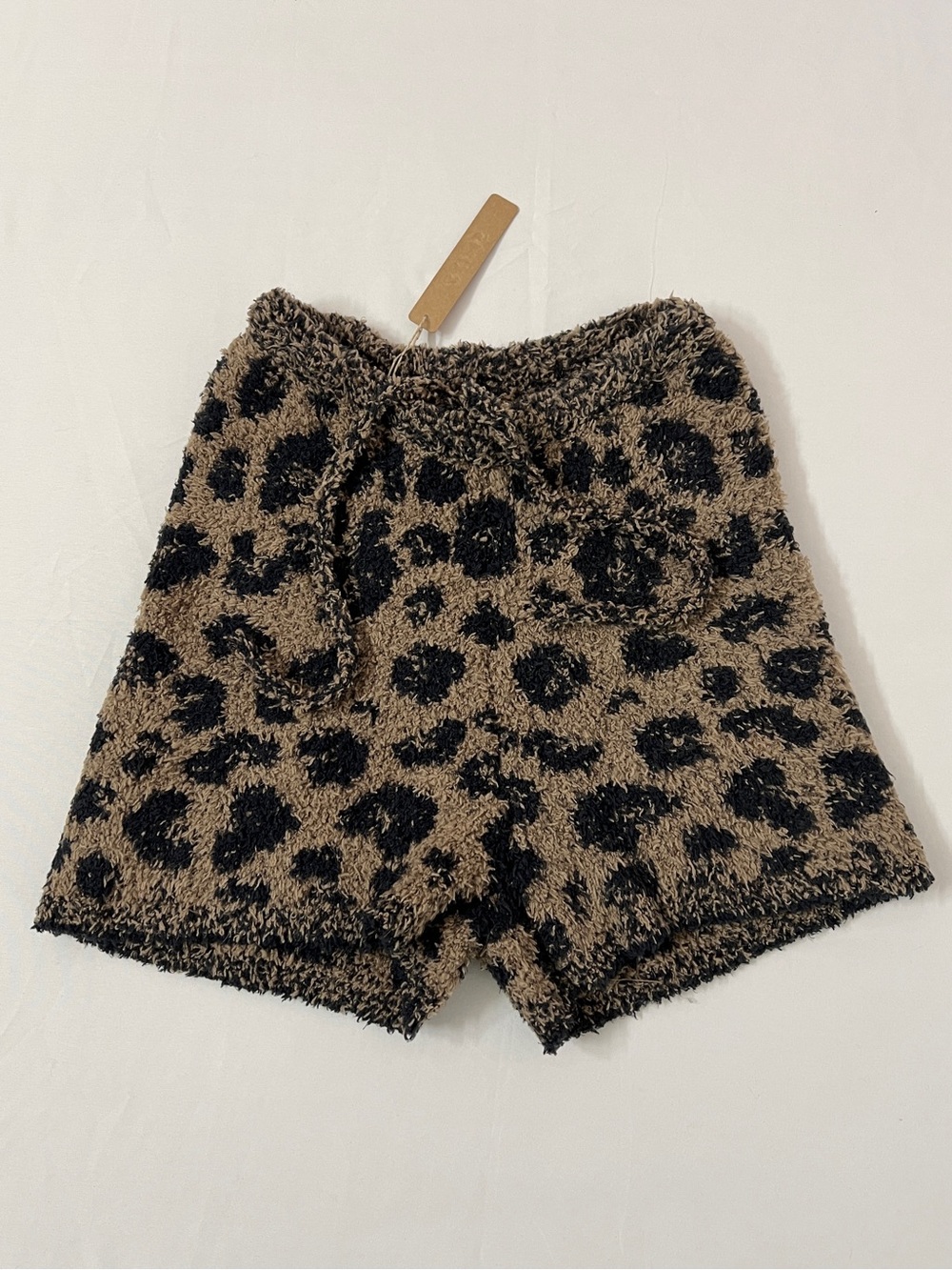 SKIMS Cozy Knit Leopard Shorts Short